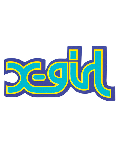 X-girl（エックスガール）の「LOGO STICKER/L（ステッカー/テープ・レディース・ブラック/レッド/ピンク/ピンク系その他/パープル/イエロー/ネイビー/ライトブルー・ONE SIZE）」の3枚目の写真