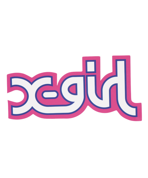 X-girl（エックスガール）の「LOGO STICKER/L（ステッカー/テープ・レディース・ブラック/レッド/ピンク/ピンク系その他/パープル/イエロー/ネイビー/ライトブルー・ONE SIZE）」の7枚目の写真