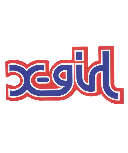 X-girl（エックスガール）の「LOGO STICKER/L（ステッカー/テープ・レディース・ブラック/レッド/ピンク/ピンク系その他/パープル/イエロー/ネイビー/ライトブルー・ONE SIZE）」の8枚目の写真