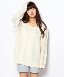 Kastane | 地柄ケーブルPO(ニット/セーター)