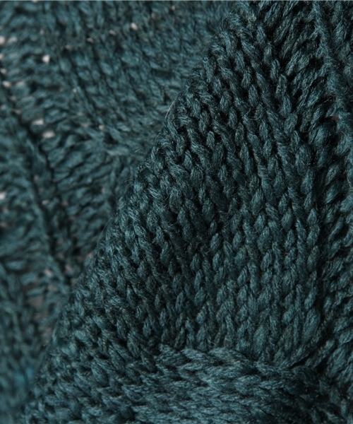 Kastane（カスタネ）の「地柄ケーブルPO（ニット/セーター・レディース・アイボリー/ミント/ネイビー・FREE）」の8枚目の写真