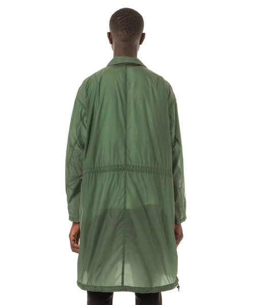 Sandinista(サンディニスタ)の「Super Light Soutien Collar Nylon Coat / 超軽量ステンカラーナイロンコート(その他アウター・メンズ・ホワイト/ブラック/オリーブ・SMALL/MEDIUM/LARGE)」の9枚目の写真