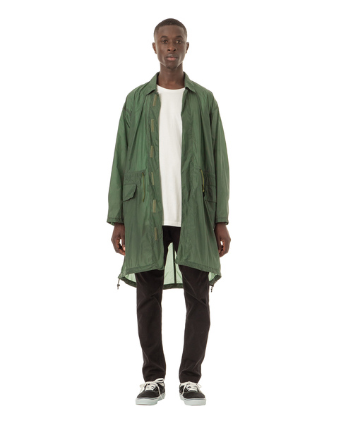 Sandinista(サンディニスタ)の「Super Light Soutien Collar Nylon Coat / 超軽量ステンカラーナイロンコート(その他アウター・メンズ・ホワイト/ブラック/オリーブ・SMALL/MEDIUM/LARGE)」の12枚目の写真