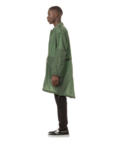 Sandinista(サンディニスタ)の「Super Light Soutien Collar Nylon Coat / 超軽量ステンカラーナイロンコート(その他アウター・メンズ・ホワイト/ブラック/オリーブ・SMALL/MEDIUM/LARGE)」の13枚目の写真