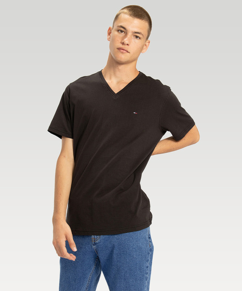 tommy jeans(トミー ジーンズ)の「ベーシックVネックTシャツ(Tシャツ/カットソー・メンズ・ホワイト/ブラック/ネイビー/グレー・SMALL/MEDIUM/LARGE/X-LARGE)」の16枚目の写真