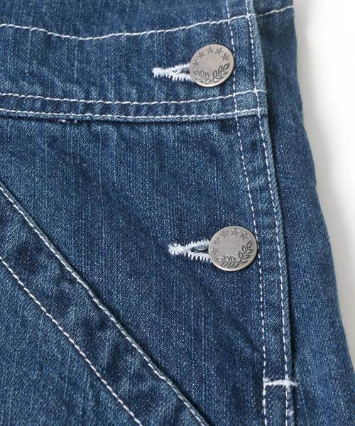 Lazar(ラザル)の「Denim Wide Overall/デニム ワイド オーバーオール/ユニセックス対応(サロペット/オーバーオール・メンズ・ブルー/ワンウォッシュ・S/M/L/XL/XS)」の6枚目の写真