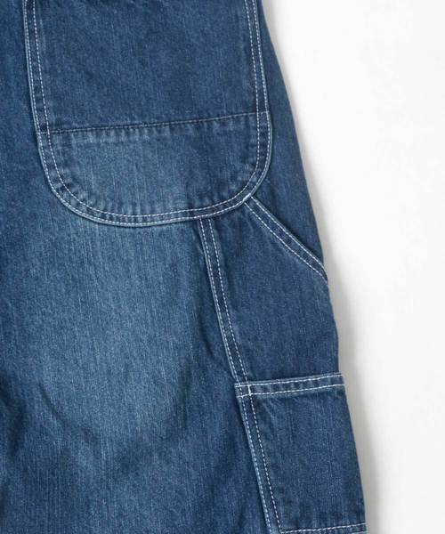 Lazar(ラザル)の「Denim Wide Overall/デニム ワイド オーバーオール/ユニセックス対応(サロペット/オーバーオール・メンズ・ブルー/ワンウォッシュ・S/M/L/XL/XS)」の7枚目の写真