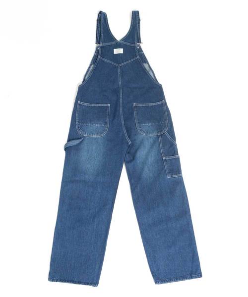 Lazar(ラザル)の「Denim Wide Overall/デニム ワイド オーバーオール/ユニセックス対応(サロペット/オーバーオール・メンズ・ブルー/ワンウォッシュ・S/M/L/XL/XS)」の11枚目の写真