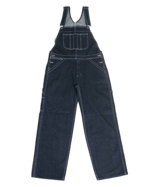 Lazar(ラザル)の「Denim Wide Overall/デニム ワイド オーバーオール/ユニセックス対応(サロペット/オーバーオール・メンズ・ブルー/ワンウォッシュ・S/M/L/XL/XS)」の12枚目の写真