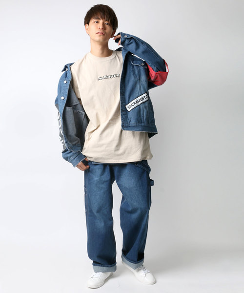 Lazar(ラザル)の「Denim Wide Overall/デニム ワイド オーバーオール/ユニセックス対応(サロペット/オーバーオール・メンズ・ブルー/ワンウォッシュ・S/M/L/XL/XS)」の14枚目の写真