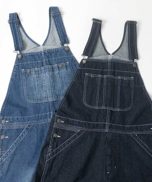 Lazar(ラザル)の「Denim Wide Overall/デニム ワイド オーバーオール/ユニセックス対応(サロペット/オーバーオール・メンズ・ブルー/ワンウォッシュ・S/M/L/XL/XS)」の15枚目の写真