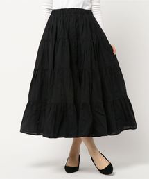 earth music&ecology | カラーティアードスカート ○(スカート)