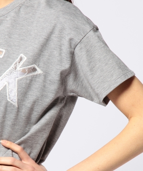 Another Edition（アナザーエディション）の「AE GEEK LACE T（Tシャツ/カットソー・レディース・ホワイト/グレー/ライム・フリー）」の11枚目の写真