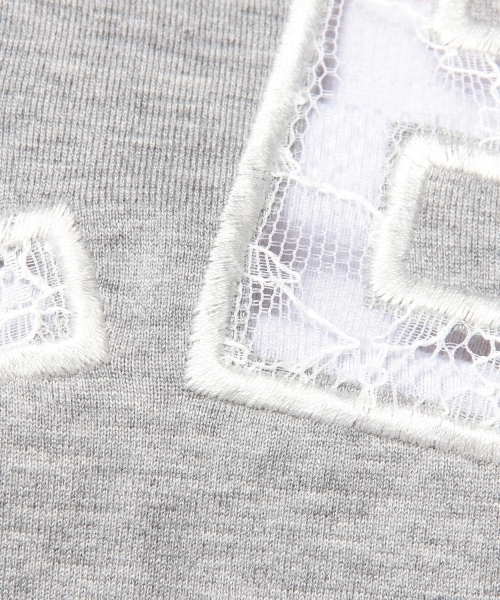 Another Edition（アナザーエディション）の「AE GEEK LACE T（Tシャツ/カットソー・レディース・ホワイト/グレー/ライム・フリー）」の14枚目の写真