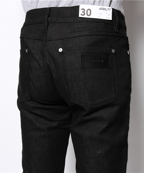 ROSE BUD COUPLES (ローズ バッド カップルズ)の「APRIL 77 / ブラック デニム ストレッチ パンツ(デニムパンツ・メンズ・ブラック・31/29/33/30/32/28)」の6枚目の写真