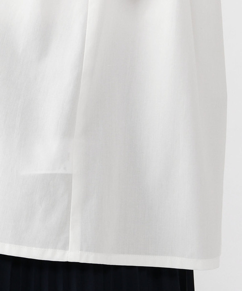 A/C DESIGN BY ALPHA CUBIC（エーシーデザインバイアルファキュービック）の「ロールネックストライプブラウス（シャツ/ブラウス・レディース・ネイビー/ホワイト/ブルー・13号/11号/9号）」の9枚目の写真