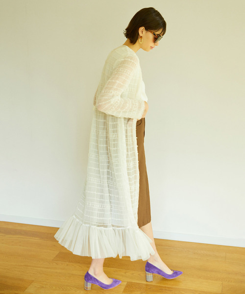 The Virgnia（ザ ヴァージニア）の「ヒール切替パンプス（パンプス・レディース・ベージュ/パープル・38/36/37）」の6枚目の写真