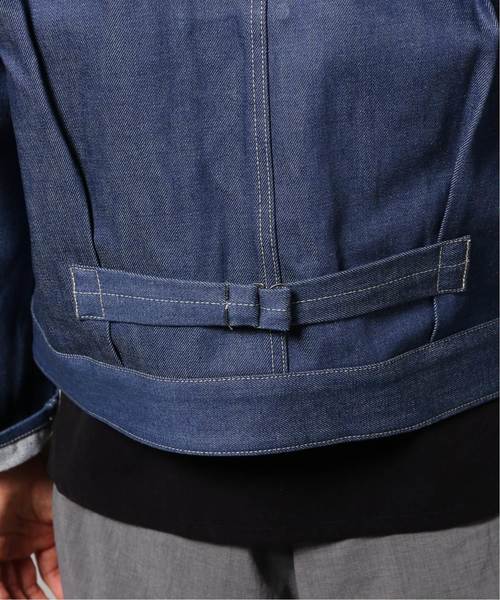 WESTOVERALLS（ウエストオーバーオールズ）の「WESTOVERALLS / ウエストオーバーオールズ 109J TRACKER JACKET（デニムジャケット・メンズ・ブラック/ネイビー/アイボリー・MEDIUM/LARGE）」の19枚目の写真