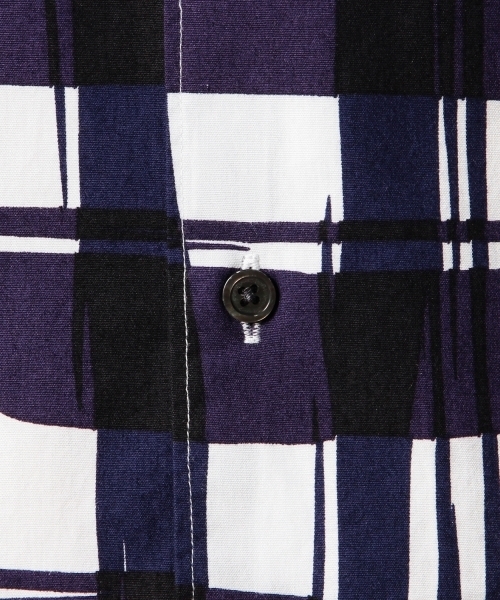 BEAUTY&YOUTH UNITED ARROWS(ビューティーアンドユースユナイテッドアローズ)の「BY ドローイング ギンガム レギュラーカラー シャツ(シャツ/ブラウス・メンズ・ダークグレー/ネイビー・SMALL/MEDIUM/LARGE/X-LARGE/X-SMALL)」の9枚目の写真