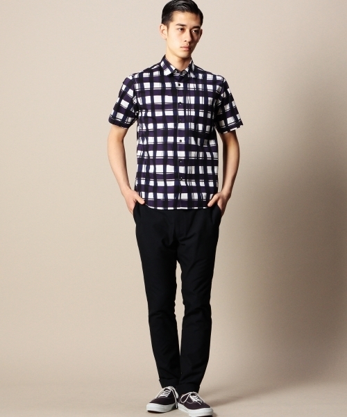 BEAUTY&YOUTH UNITED ARROWS(ビューティーアンドユースユナイテッドアローズ)の「BY ドローイング ギンガム レギュラーカラー シャツ(シャツ/ブラウス・メンズ・ダークグレー/ネイビー・SMALL/MEDIUM/LARGE/X-LARGE/X-SMALL)」の11枚目の写真
