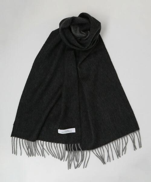 green label relaxing（グリーンレーベルリラクシング）の「カシミヤ REVER SOLID 19F マフラー（マフラー・メンズ・ダークブラウン/ワインレッド/ダークグレー/モカ/ダークグリーン/ネイビー・FREE）」の2枚目の写真