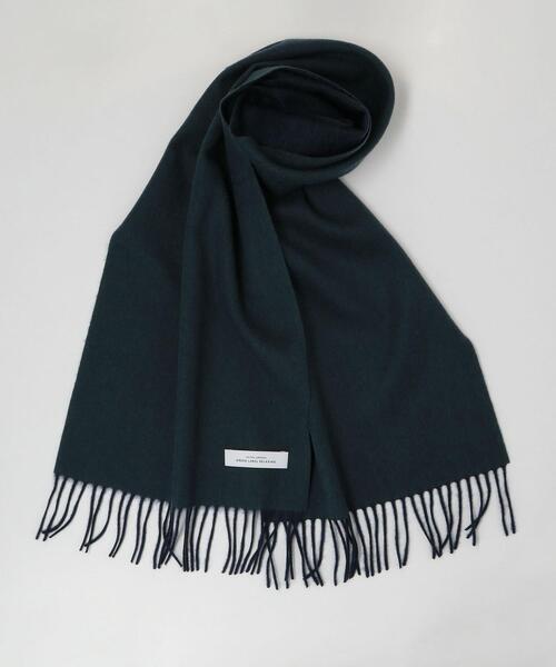 green label relaxing（グリーンレーベルリラクシング）の「カシミヤ REVER SOLID 19F マフラー（マフラー・メンズ・ダークブラウン/ワインレッド/ダークグレー/モカ/ダークグリーン/ネイビー・FREE）」の5枚目の写真