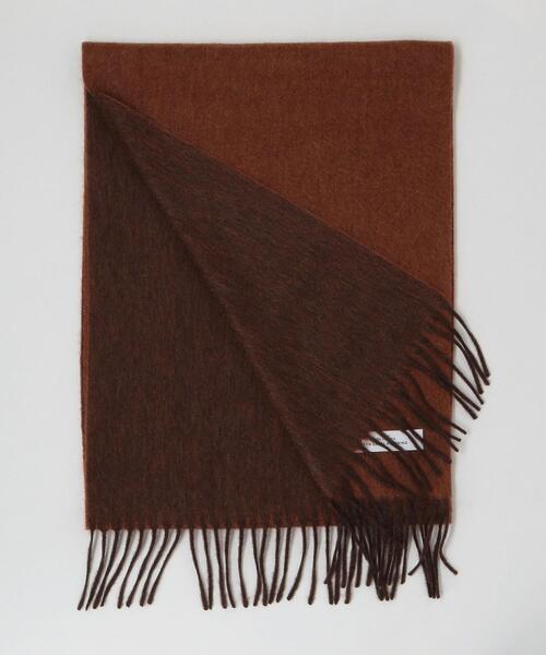 green label relaxing（グリーンレーベルリラクシング）の「カシミヤ REVER SOLID 19F マフラー（マフラー・メンズ・ダークブラウン/ワインレッド/ダークグレー/モカ/ダークグリーン/ネイビー・FREE）」の13枚目の写真