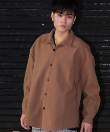 revertical（リバーティカル）の「ウールタッチ メルトン素材 ビッグシルエット 長袖 ジャケット（その他アウター）」