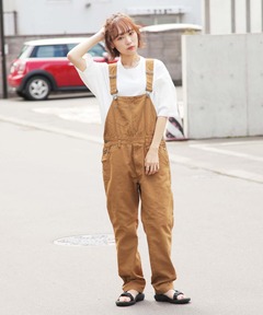 go slow caravan / バックサテン オーバーオール サロペット go slow caravan / バックサテン オーバーオール サロペット