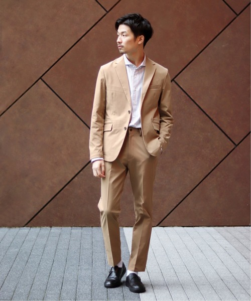 417 EDIFICE（フォーワンセブンエディフィス）の「◆【セットアップ着用可能】SOLOTEX / ソロテックス ツイル スラックス（スラックス・メンズ・ベージュ/ネイビー/カーキ・SMALL/MEDIUM/LARGE/X-LARGE）」の6枚目の写真