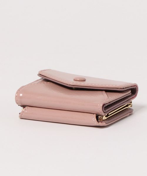 Heather(ヘザー)の「レターエナメルミニウォレット 874275(財布・レディース・ライトブルー/ベージュ/ピンク・FREE)」の5枚目の写真