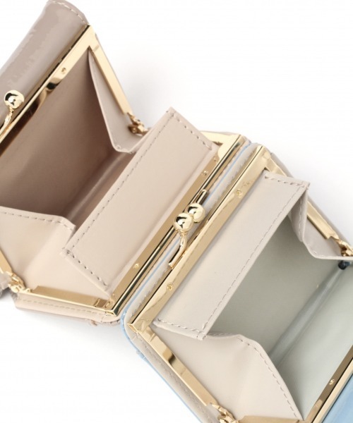 Heather(ヘザー)の「レターエナメルミニウォレット 874275(財布・レディース・ライトブルー/ベージュ/ピンク・FREE)」の12枚目の写真