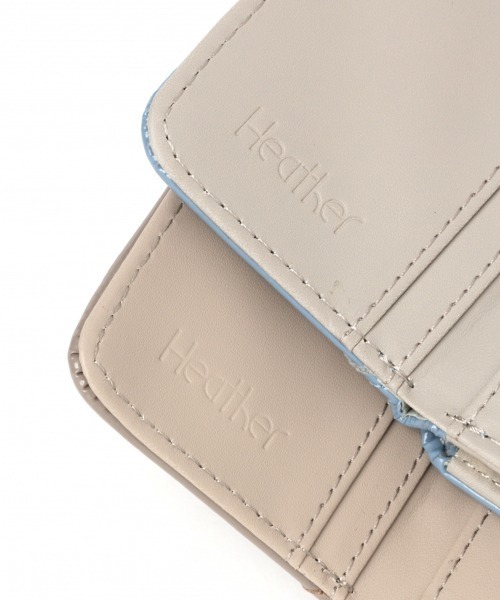 Heather(ヘザー)の「レターエナメルミニウォレット 874275(財布・レディース・ライトブルー/ベージュ/ピンク・FREE)」の11枚目の写真