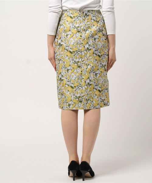 NARACAMICIE（ナラカミーチェ）の「フラワージャカードタイトスカート（スカート・レディース・イエロー/ブルー・SMALL/MEDIUM/LARGE）」の15枚目の写真