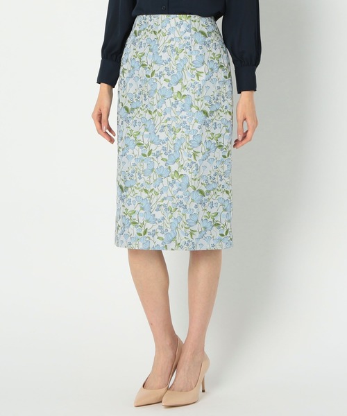 NARACAMICIE（ナラカミーチェ）の「フラワージャカードタイトスカート（スカート・レディース・イエロー/ブルー・SMALL/MEDIUM/LARGE）」の3枚目の写真