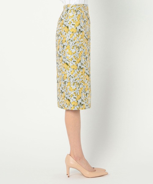 NARACAMICIE（ナラカミーチェ）の「フラワージャカードタイトスカート（スカート・レディース・イエロー/ブルー・SMALL/MEDIUM/LARGE）」の9枚目の写真