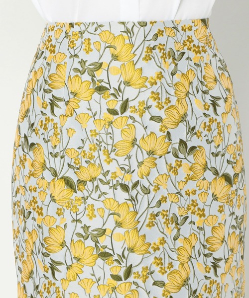 NARACAMICIE（ナラカミーチェ）の「フラワージャカードタイトスカート（スカート・レディース・イエロー/ブルー・SMALL/MEDIUM/LARGE）」の14枚目の写真