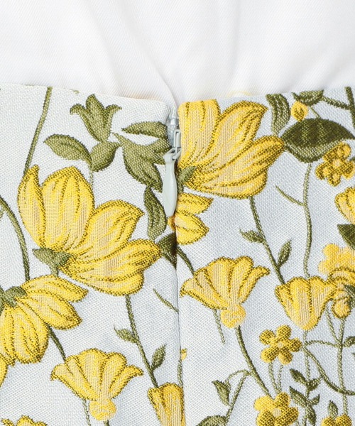 NARACAMICIE（ナラカミーチェ）の「フラワージャカードタイトスカート（スカート・レディース・イエロー/ブルー・SMALL/MEDIUM/LARGE）」の13枚目の写真