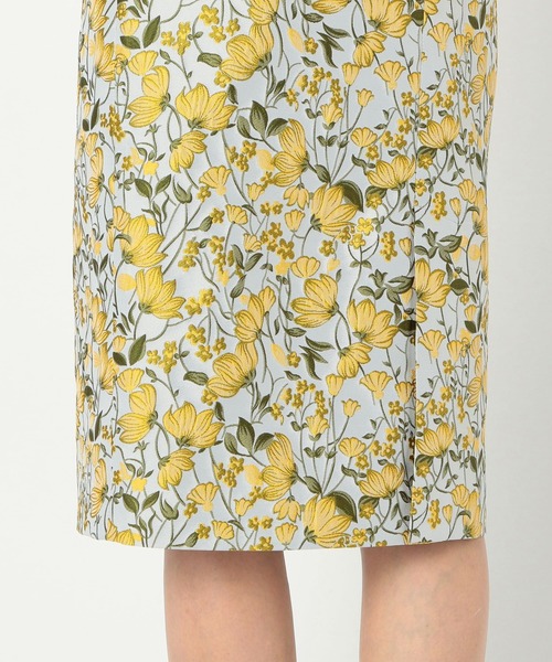 NARACAMICIE（ナラカミーチェ）の「フラワージャカードタイトスカート（スカート・レディース・イエロー/ブルー・SMALL/MEDIUM/LARGE）」の4枚目の写真