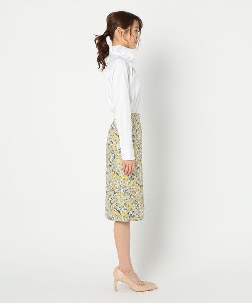 NARACAMICIE（ナラカミーチェ）の「フラワージャカードタイトスカート（スカート・レディース・イエロー/ブルー・SMALL/MEDIUM/LARGE）」の11枚目の写真
