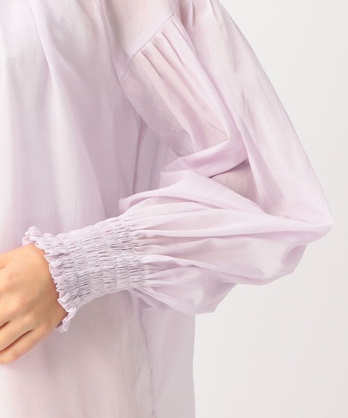 Tiara（ティアラ）の「2wayタイブラウス（シャツ/ブラウス・レディース・ホワイト/ライラック/グレー系その他・FREE）」の8枚目の写真