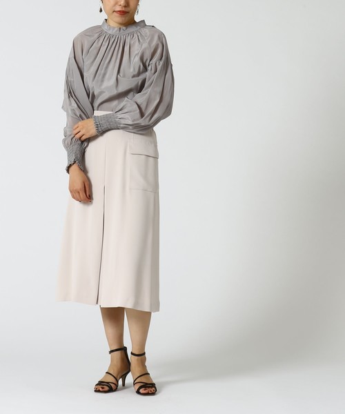 Tiara（ティアラ）の「2wayタイブラウス（シャツ/ブラウス・レディース・ホワイト/ライラック/グレー系その他・FREE）」の12枚目の写真