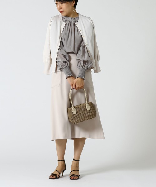 Tiara（ティアラ）の「2wayタイブラウス（シャツ/ブラウス・レディース・ホワイト/ライラック/グレー系その他・FREE）」の13枚目の写真