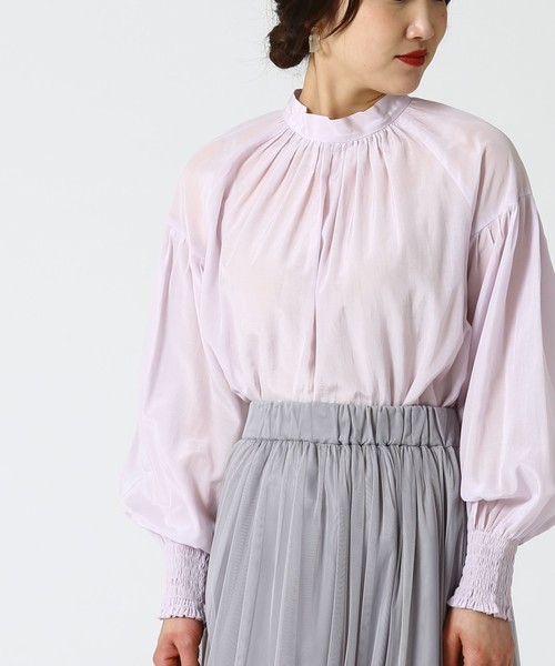 Tiara（ティアラ）の「2wayタイブラウス（シャツ/ブラウス・レディース・ホワイト/ライラック/グレー系その他・FREE）」の19枚目の写真