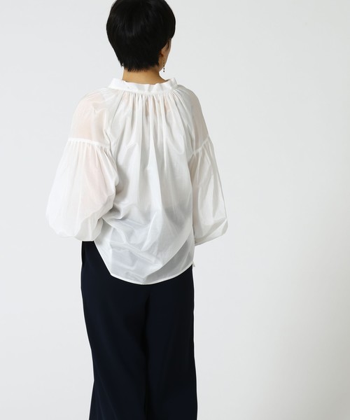 Tiara（ティアラ）の「2wayタイブラウス（シャツ/ブラウス・レディース・ホワイト/ライラック/グレー系その他・FREE）」の22枚目の写真