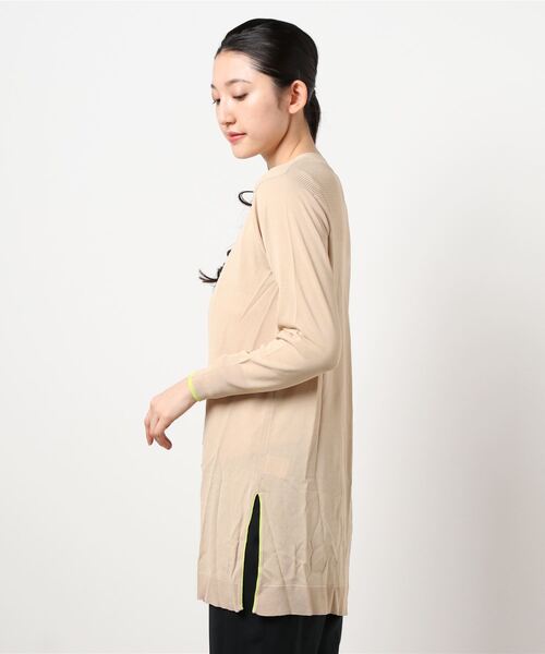 Q（キュー）の「UVカットロングカーディガン（カーディガン/ボレロ・レディース・チャコールグレー/ライトグレー/ブラック/ベージュ/カーキ/アイボリー・MEDIUM）」の22枚目の写真