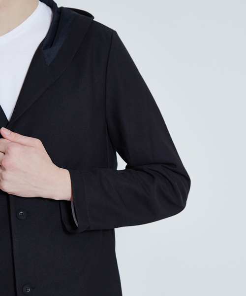 ABAHOUSE（アバハウス）の「フィールドセンサー カノコ柄フーディガン（ブルゾン・メンズ・ブラック/カーキ・44/46/48）」の11枚目の写真