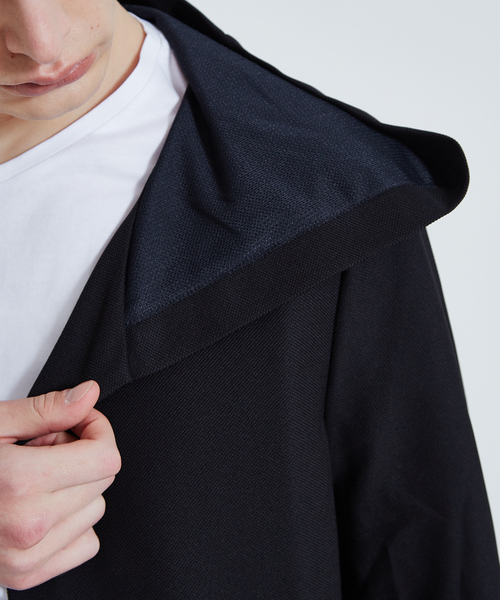 ABAHOUSE（アバハウス）の「フィールドセンサー カノコ柄フーディガン（ブルゾン・メンズ・ブラック/カーキ・44/46/48）」の6枚目の写真