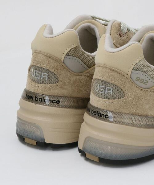 NEW BALANCE(ニューバランス)の「<new balance(ニューバランス)>M992 スニーカー(スニーカー・レディース・ブラック/ベージュ・24cm/24.5cm/23cm/25cm/23.5cm/22.5cm)」の5枚目の写真