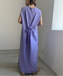 Ameri | DAMAGE HEM TWILL DRESS(ワンピース)
